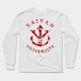 Saiyan University (red) Long Sleeve T-Shirt
